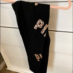 Victoria’s Secret Pink Bling Leggings
